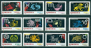 Румыния, 2001, Знаки Зодиака, 12 марок